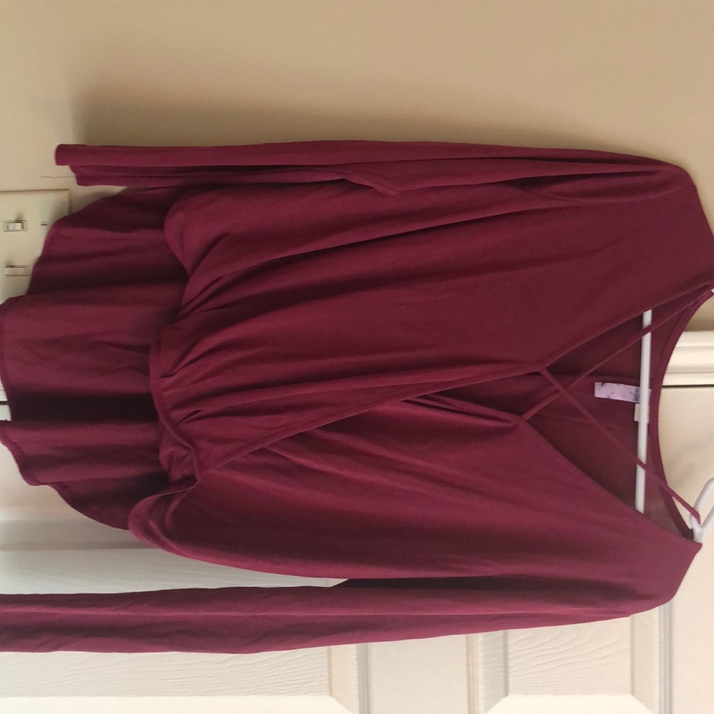 Francesca boutique criss cross top